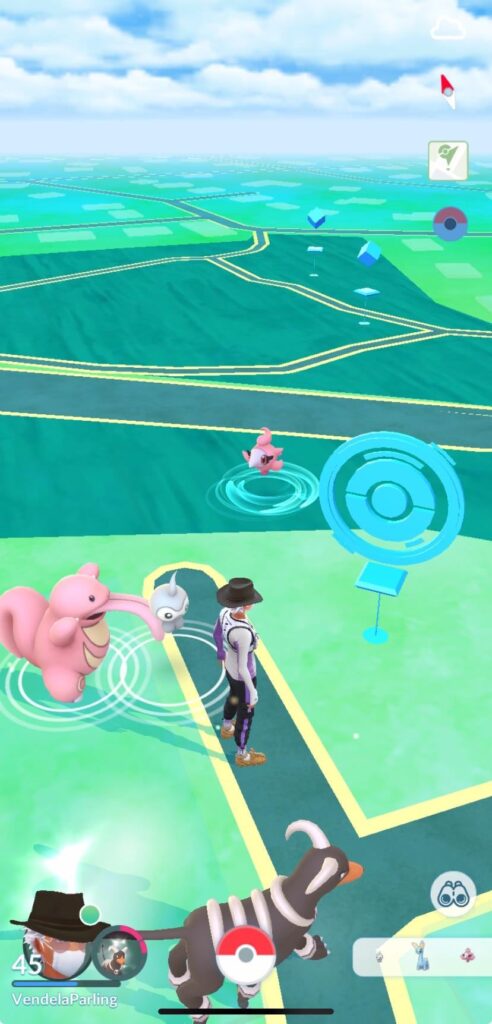That poor Castform is getting harassed