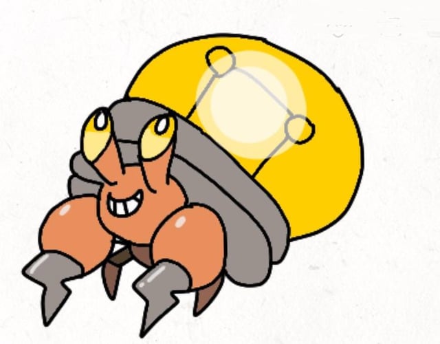 A regional variant of dwebble and crustle