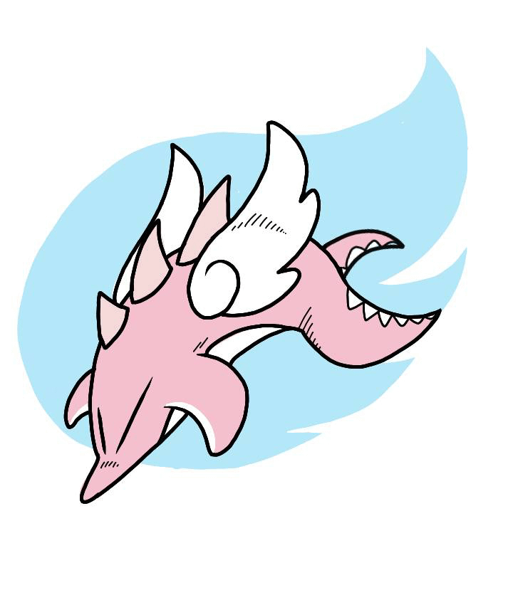 Flying-dolphin fakemon?