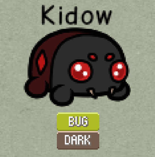 Can you guys come up with a design for my fakemon? (Kidow)