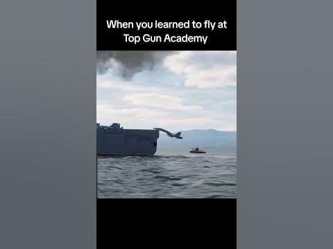 When you learned to fly at Top Gun Academy