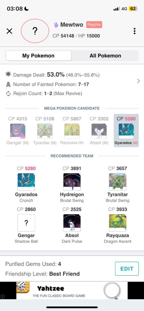 How many players are NEEDED for Shadow Mewtwo?
