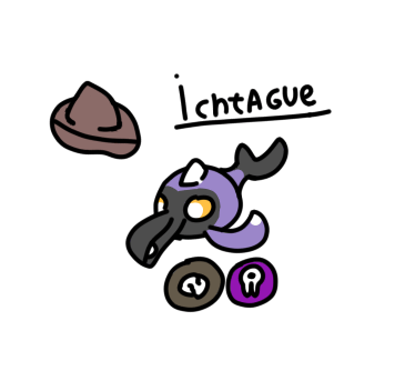 Ichtague! the disease pokémon!