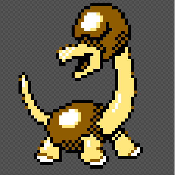GSC style sprite of my Fakemon, Egheadtic! I've dabbled in sprite work before, but this is the first one I'm really proud of. Looking for feedback... and ideas for shiny colors.