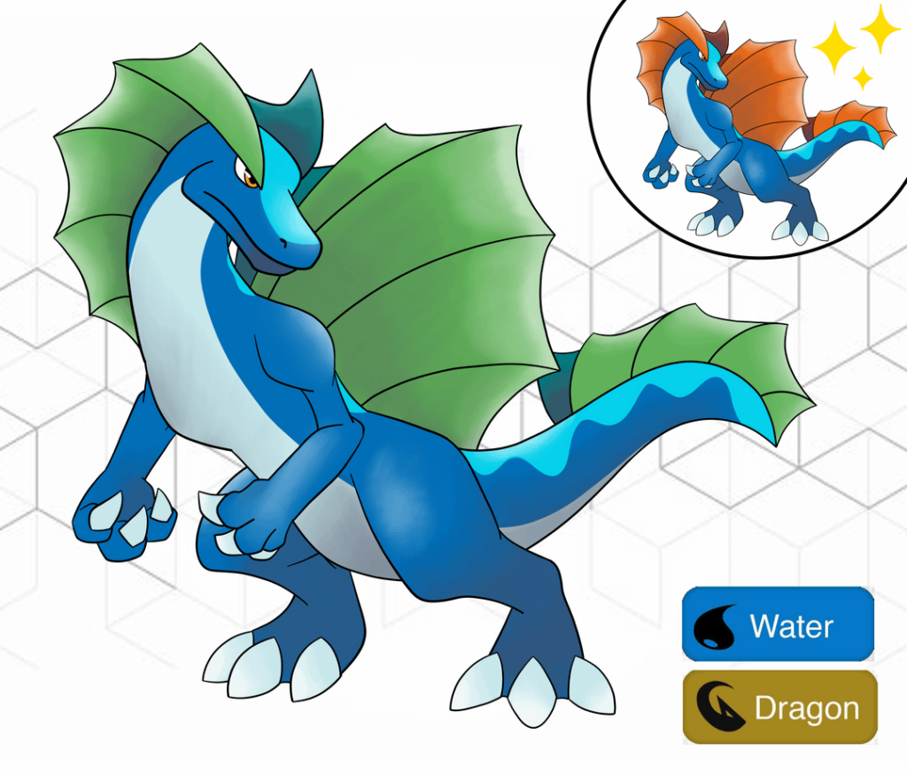 Updated previous design, and a new fakemon design.