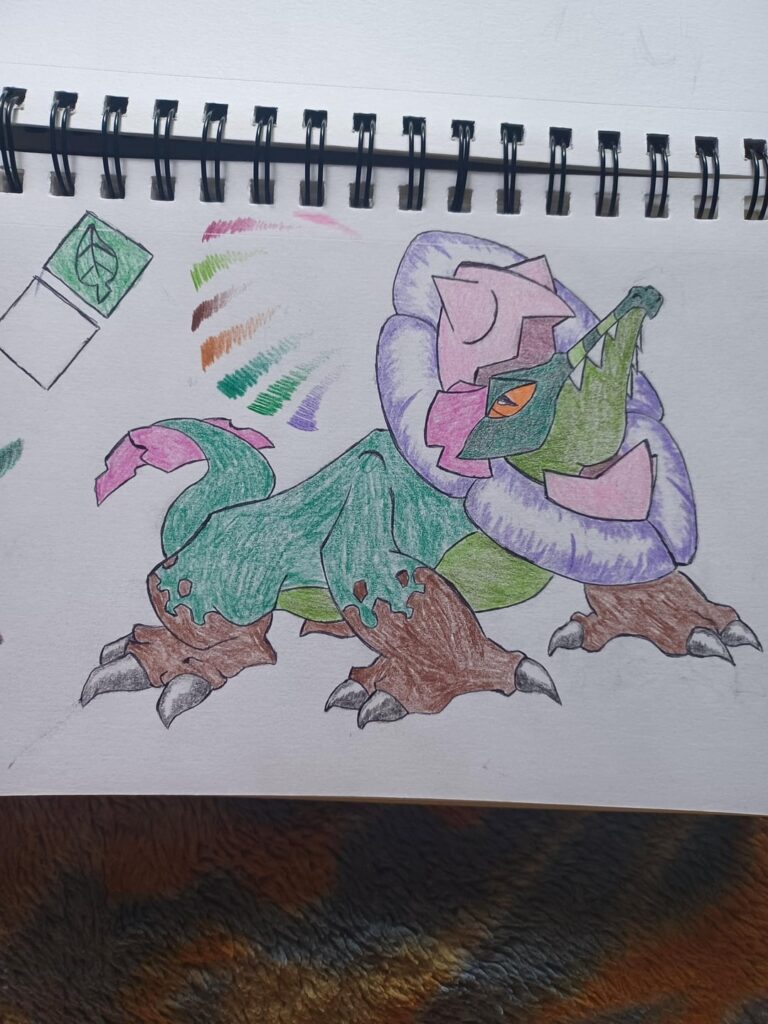 #002. THORATRAP. The Entrapment Pokemon. The 2nd stage evolution of SPIONAEA.