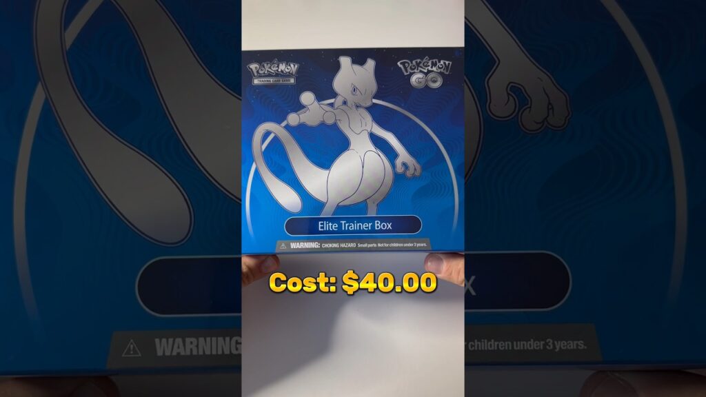 I open a pokemon GO Elite Trainer Box