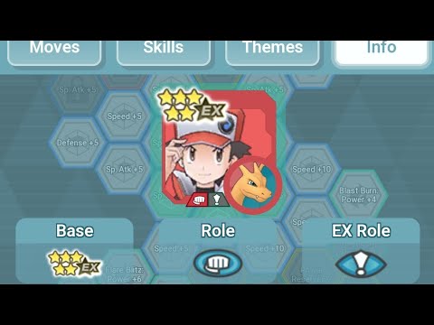 Sygna Suit Red & Charizard Overview.  Pokemon Masters EX.