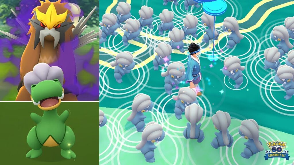 Shadow shiny Entei debut & Bagon comm day classic in Pokemon GO!
