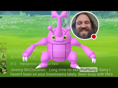 Mega Heracross Raid Day - Shiny Hunt - [LIVE] - Pokemon GO