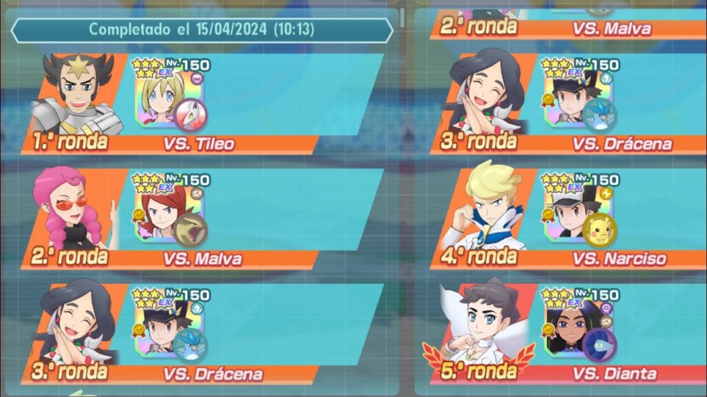 E4 kalos 1vs3 15.000pts (Semana 190) -Pokemon Masters EX-
