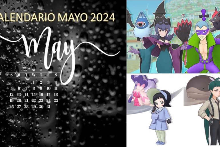 Este es el Calendario Mayo 2024 - Pokemon Masters Ex