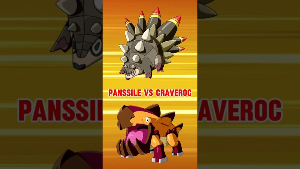 CRAVEROC VS PANSSILE #short #shorts #shortvideo #shortsvideo #pokemon #pokemongo #pokemonunite