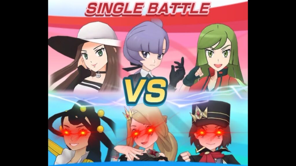 Pre-Sync Anabel with Dahlia-NC Serena-NC Calem I Pokemon Masters EX