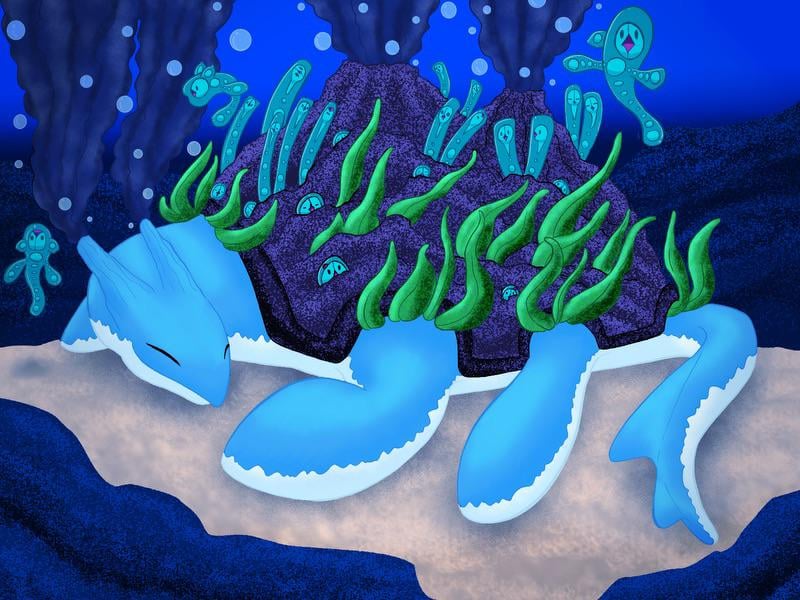 Ancient Lapras and Solosis Line! Concept made by Mattnic379! Water/Fire and Water/Grass!