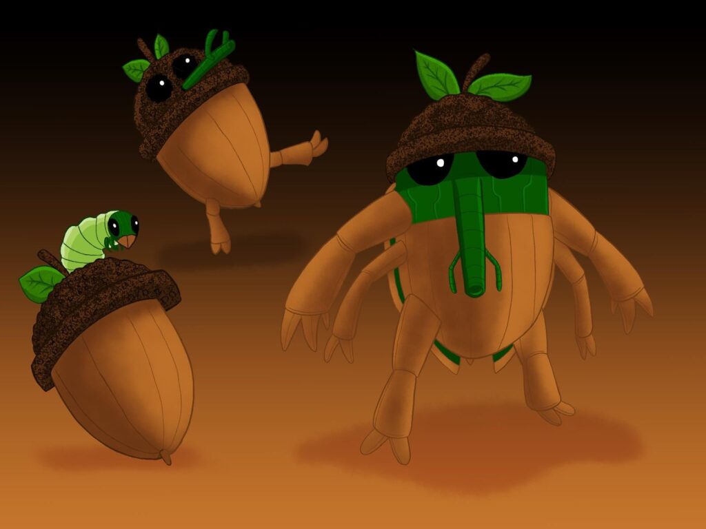 Weevil Fakemon! Bug/Grass Type.