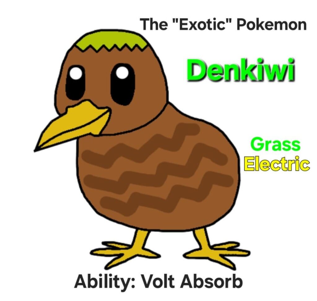 Pika-clones for my new zealand based pokemon region
