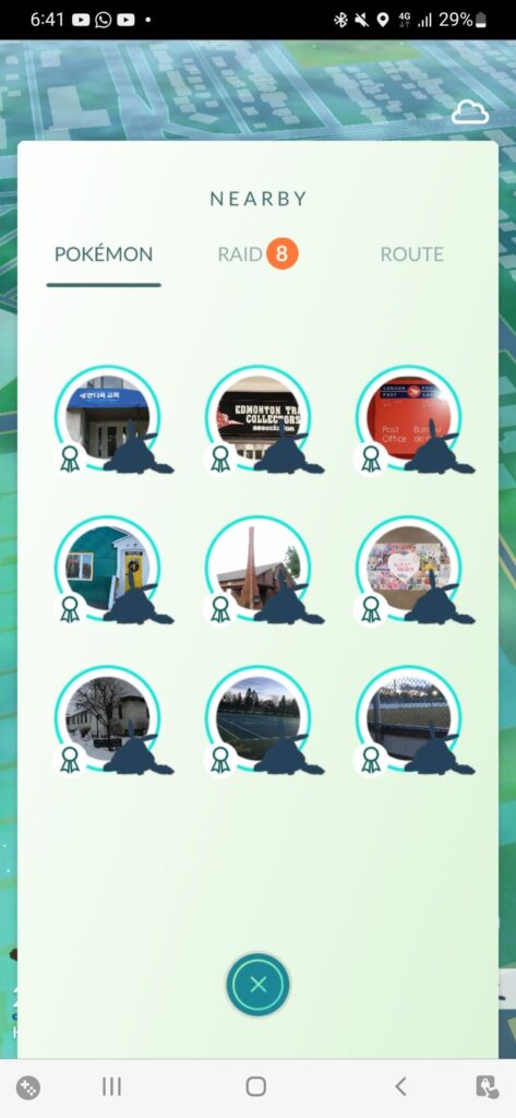 Ooh i wonder what pokemon are around me?