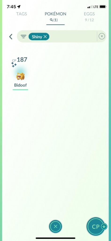 My first shiny Pokémon