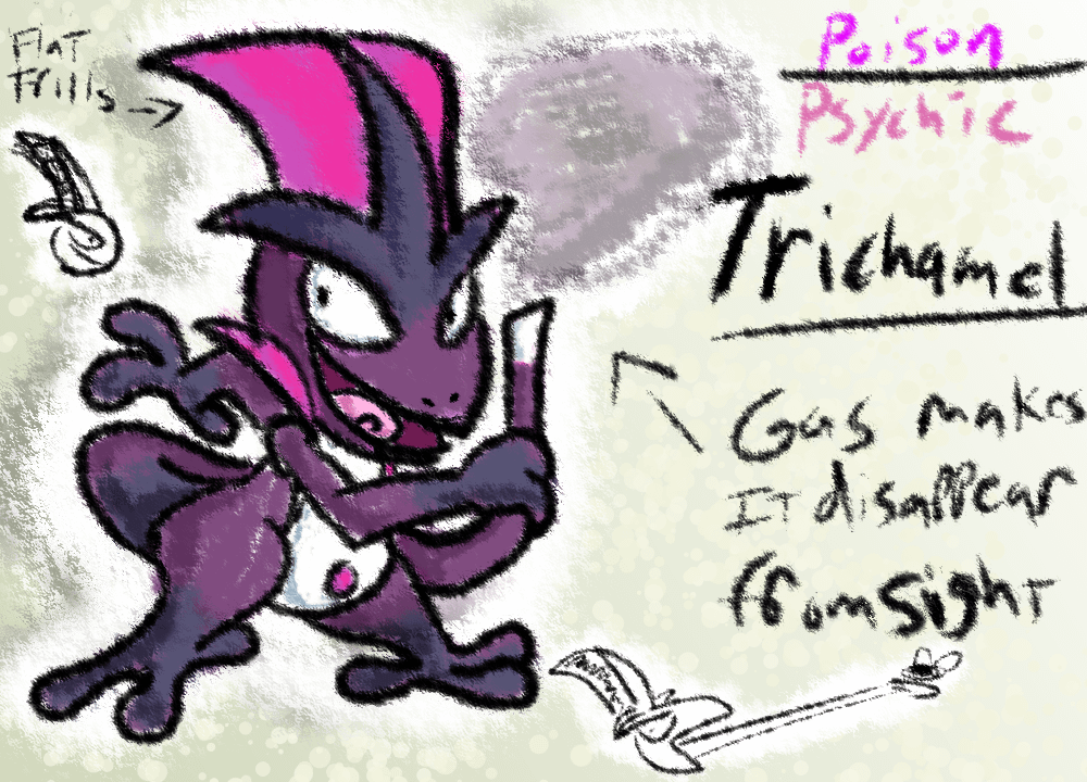 Here's Trichamel the Magician Chameleon