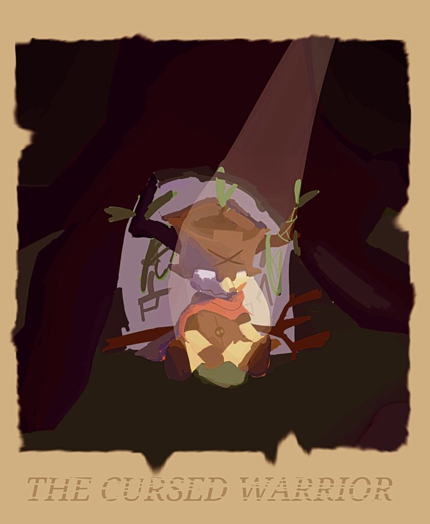 I redesign my old fakemon inspired by voodo doll