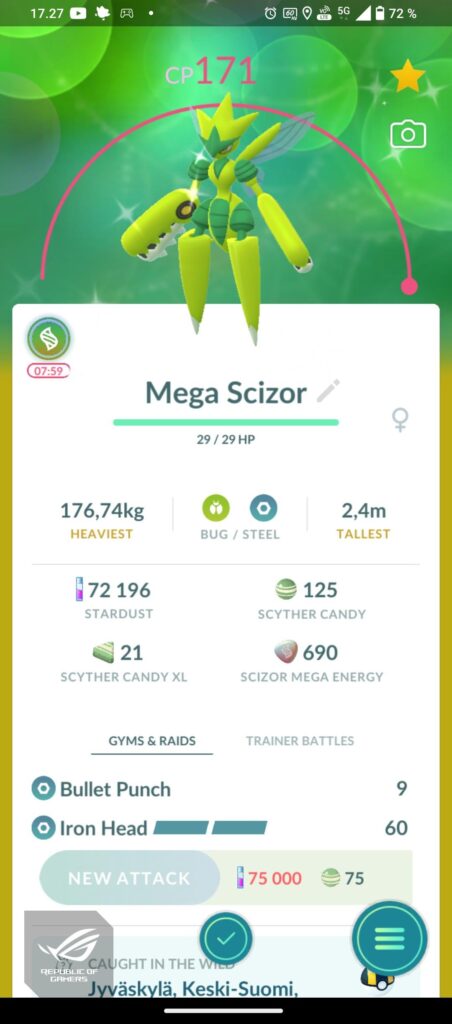 I mean it's nice to have shiny mega scizor but that cp is pretty low