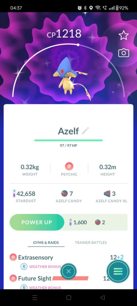 Ehhhhh. How rare is this boi? Shiny Azelf