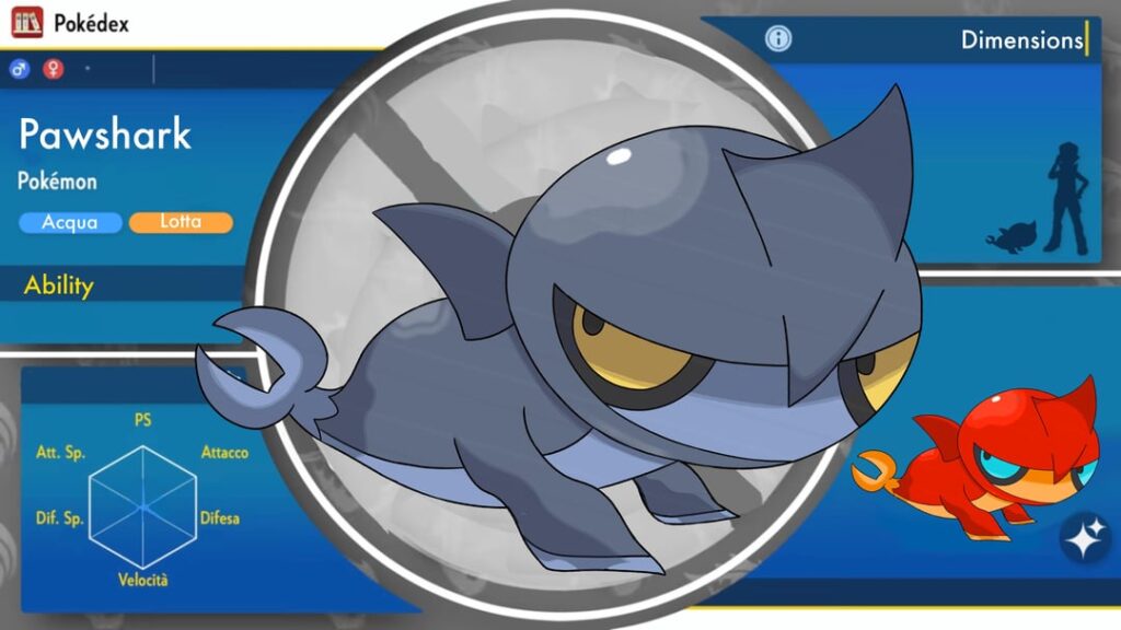 Pawshark - Convergent Fakemon