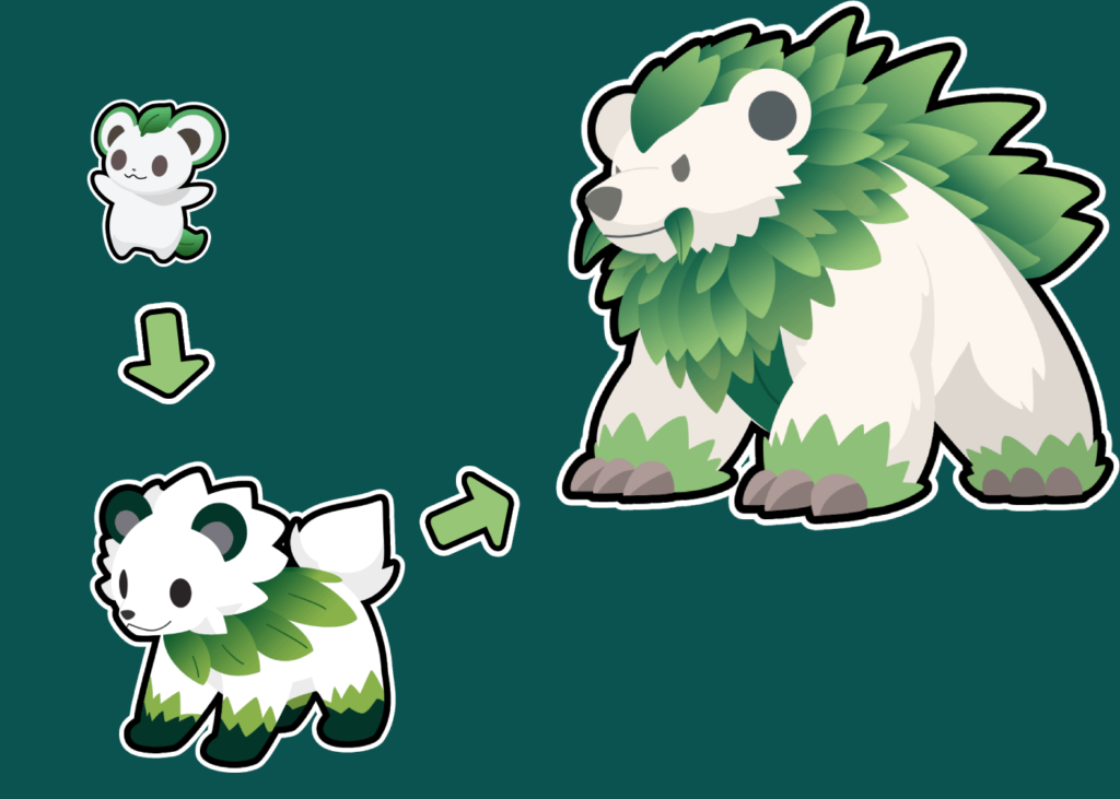 My grass type starter.