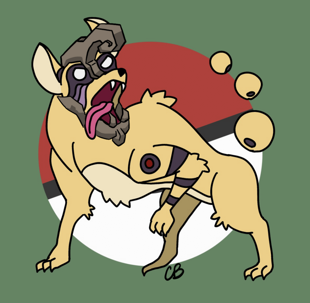 Fossil fakemon idea, when revived from a fossil it is Rock/Dark, but when hatched from an egg it is Psychic/Dark