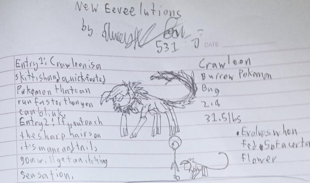 I made some new Eeveelutions, what do you think? Excuse my terrible writing