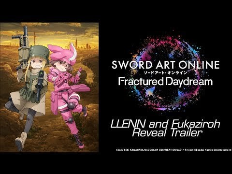 SWORD ART ONLINE Fractured Daydream — LLENN & Fukaziroh Reveal Trailer