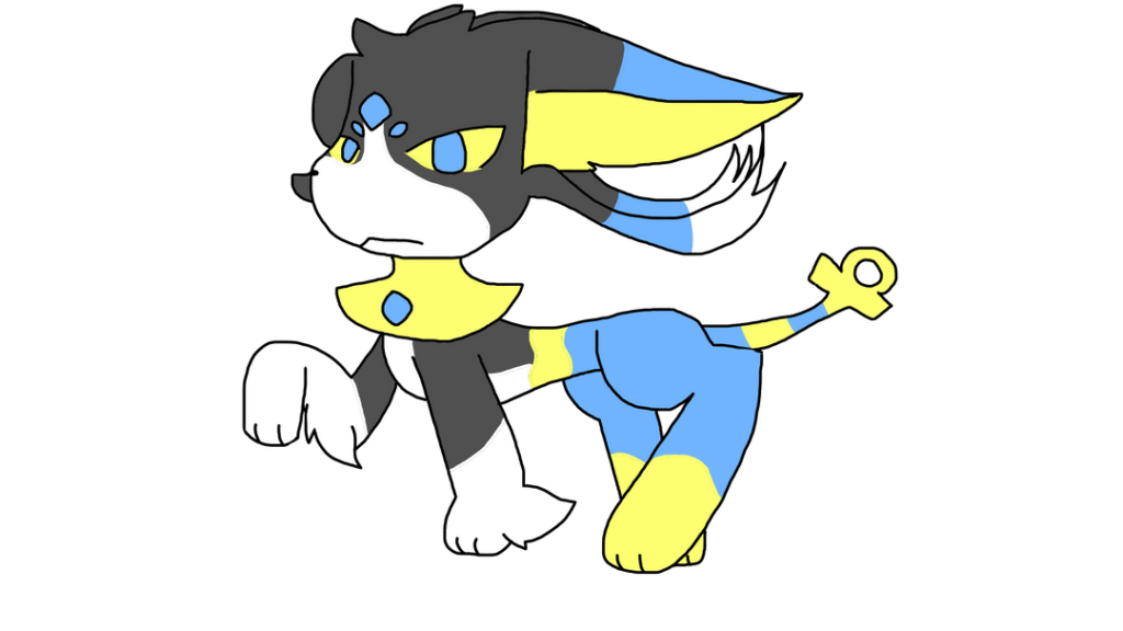 Made a paradox form for my fakémon eeveelution Souleon. to trace back its ancient egyptian roots