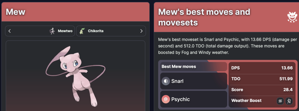 How do you grow up Mew? Just use Snarl/Psychic?