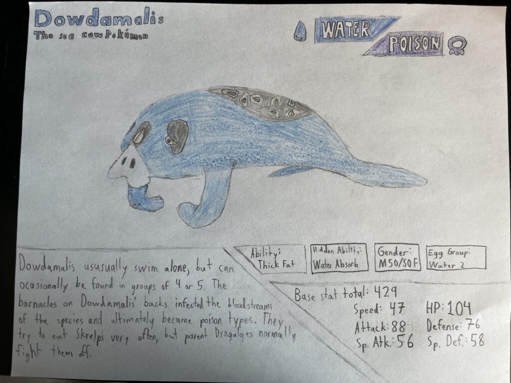 Dowmadalis, the sea cow Pokémon