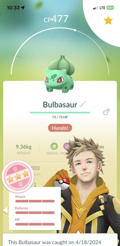 Hundo Bulbasaur!