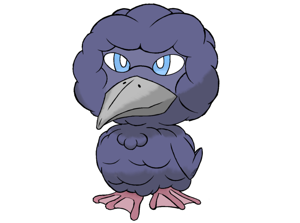 A Fakemon I drew based on Shearwater Chicks