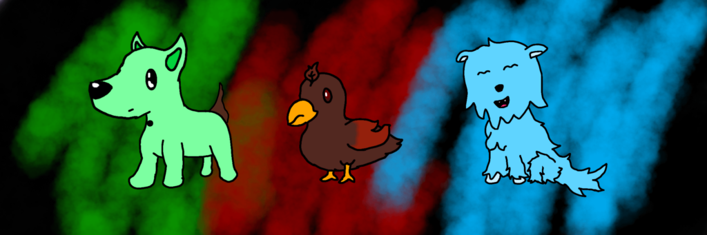 My Starters: Palmpy, Flichick, and Dewitty