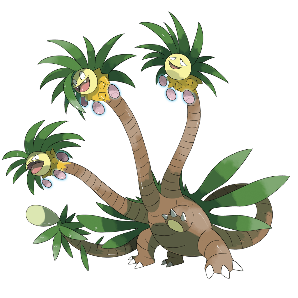 The King of Tropics, Exeggutive. Art I commissioned from Goldmills!