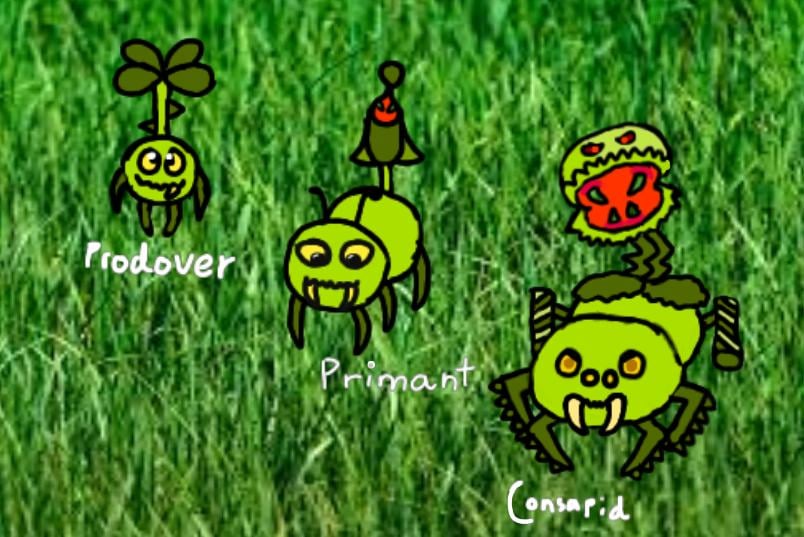Does anyone have any art critique? This is first fakenon line and my grass starter