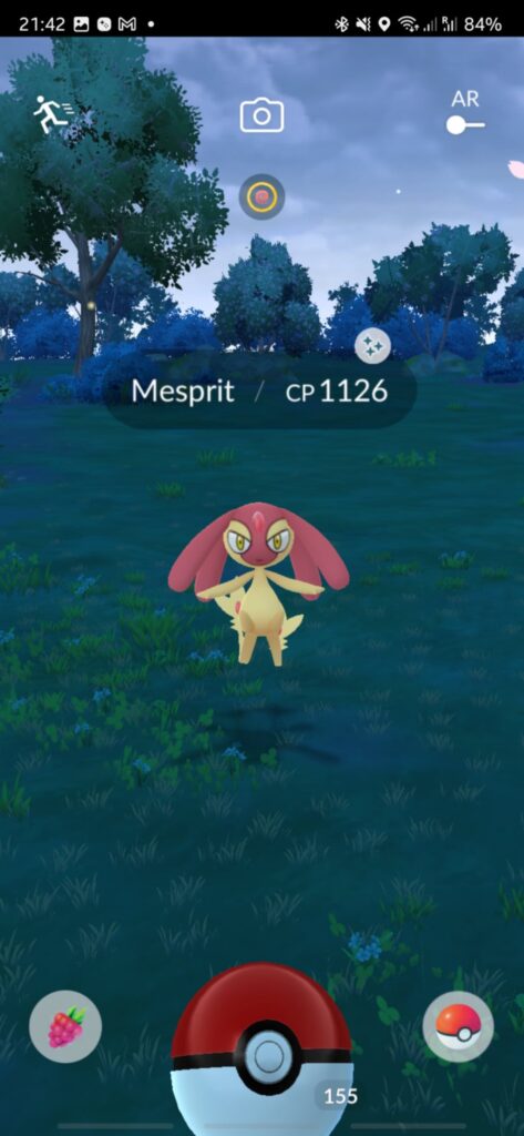 Wild shiny Mesprit