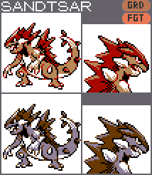 Sandtsar, the Desolate Pokemon, a Sandslash Evolution