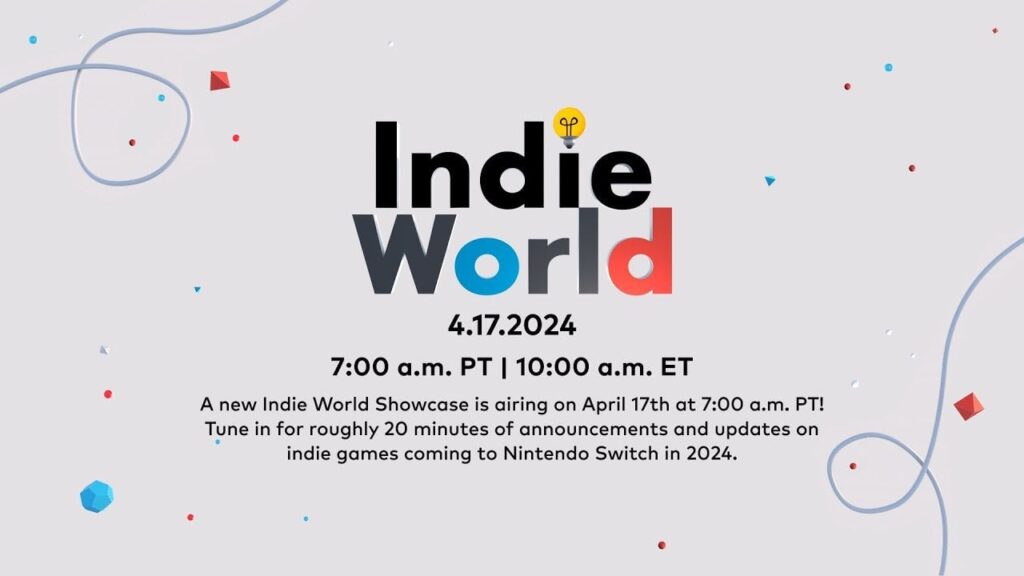 Indie World Showcase 4.17.2024 - Nintendo Switch