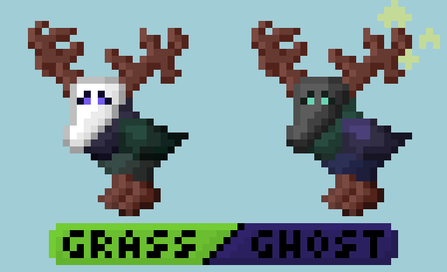 Making Fakemon based off Folklore starting with Wendigo so I introduce to you, Wendie. This will be a 1st of 3 evolution. This is my first time attempting fakemon pixelart so any criticism is appreciated.
