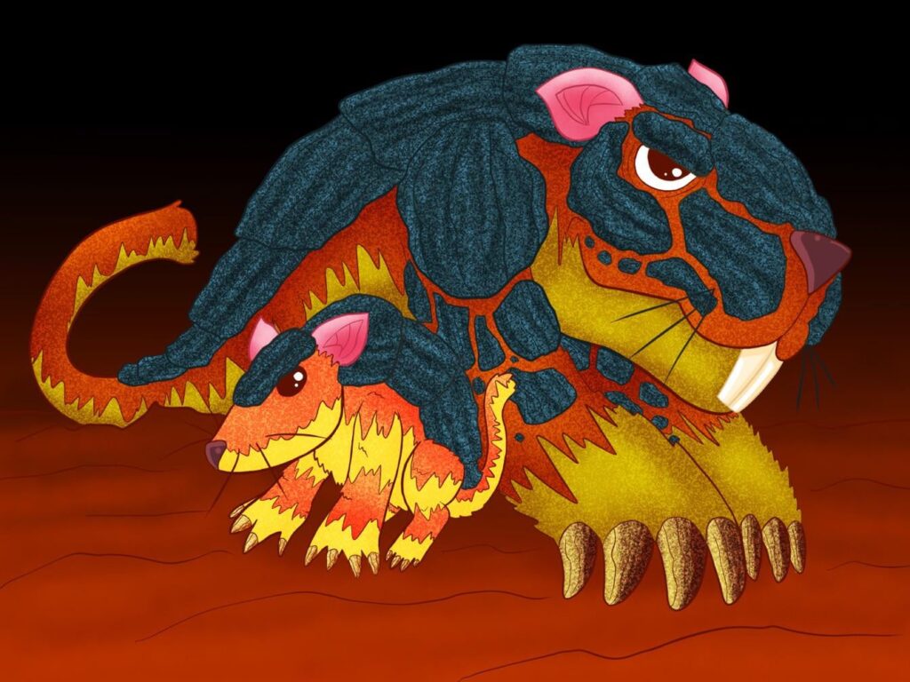 Ischyromyidae Fakemon! Ground/Normal type.