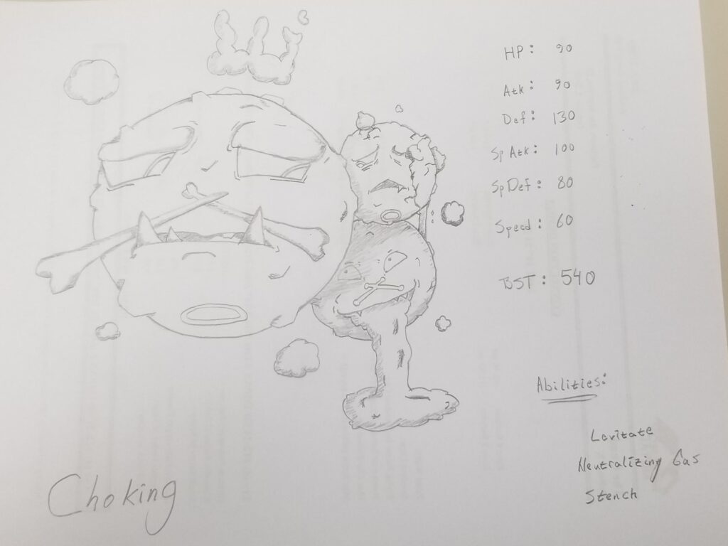 Weezing Evolution -- Choking