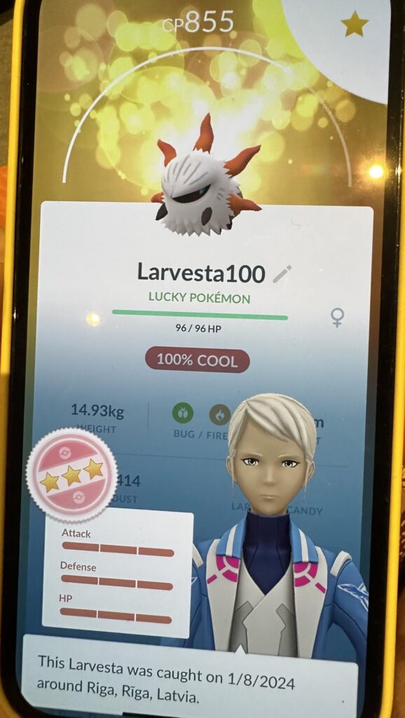 Sent my wife her first Larvesta…