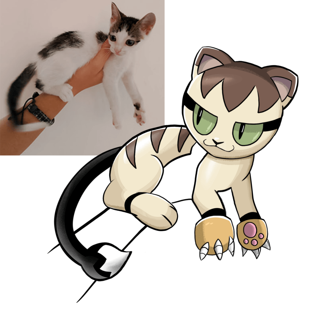 I created a pokemon based on my cat