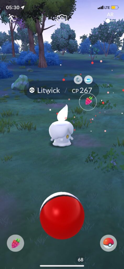 Pure white litwick
