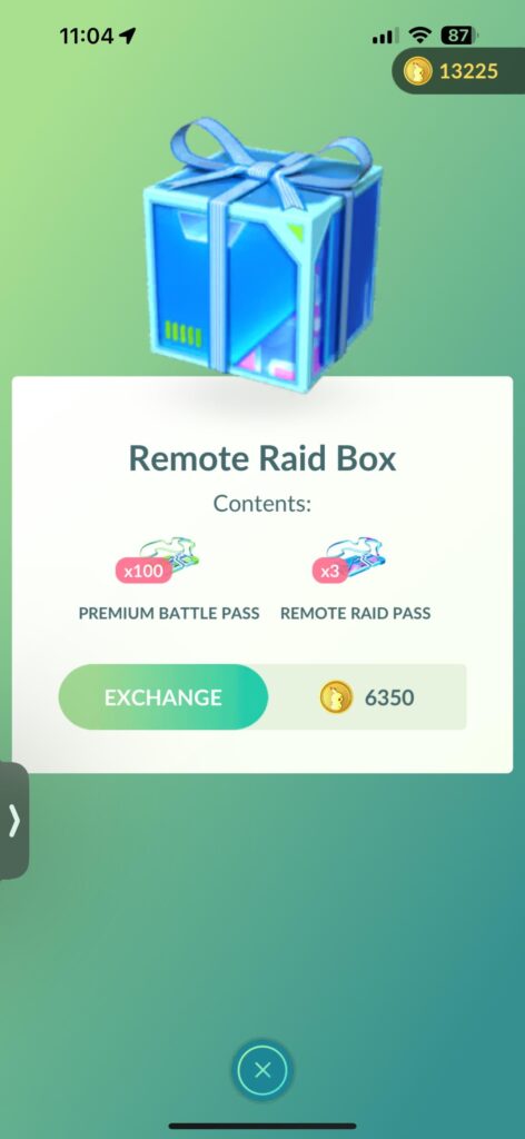 Nice remote raid box niantic